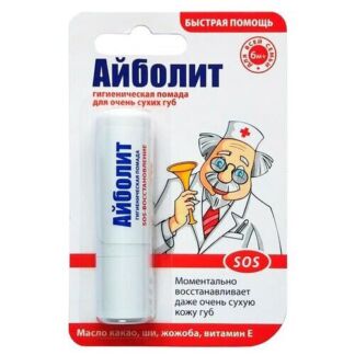 Ай-Болит Губная помада Айболит SOS-восстановление, 2,8 г Айболит