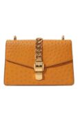 Сумка Sylvie small из кожи страуса Gucci 524405 GZPBG фото 1
