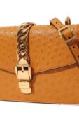 Сумка Sylvie small из кожи страуса Gucci 524405 GZPBG фото 3