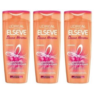 Шампунь Преображение Elseve L'Oreal Paris, Длина Мечты, 250 мл, 3 шт. L'Ore