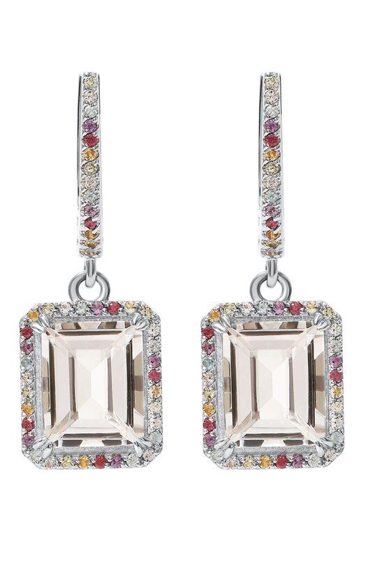 Радужные серьги с хрусталем Secrets jewelry РСХБС00317 фото 1