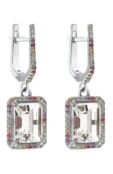 Радужные серьги с хрусталем Secrets jewelry РСХБС00317 фото 3