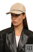 Замшевая бейсболка Brunello Cucinelli MCAP90151 фото 2