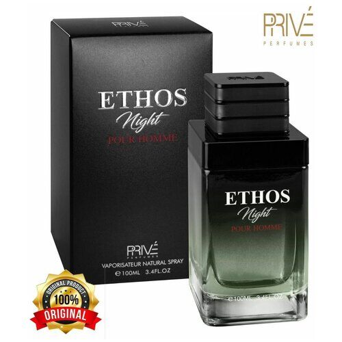 Туалетная вода мужская ETHOS NIGHT, 100 мл Emper фото 1