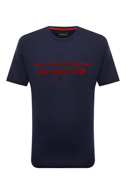 Хлопковая футболка Kiton UK1367 фото 1