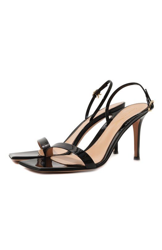 Кожаные босоножки Ribbon Stiletto 85 Gianvito Rossi G32201.85RIC.VERNER0 фото 1