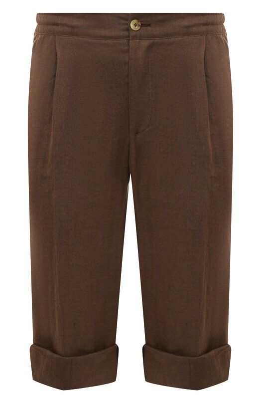 Льняные шорты Kiton UPN02H08400 фото 1