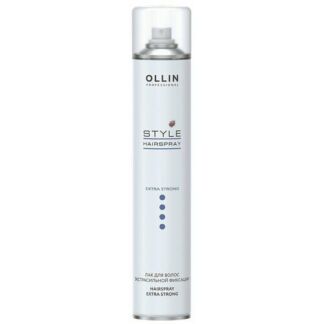 Ollin Professional Лак для волос Style экстрасильной фиксации, 450 мл