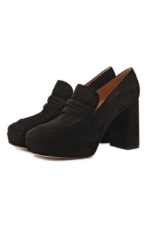 Замшевые туфли Rouen Gianvito Rossi