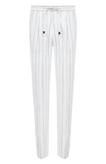 Хлопковые брюки Brunello Cucinelli