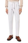 Хлопковые брюки Brunello Cucinelli MH242B6224 фото 3