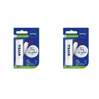 Бальзам для губ, Nivea, интенсивная защита, 4,8 г, 2 шт