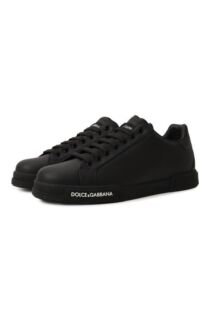 Кожаные кеды Portofino Dolce & Gabbana