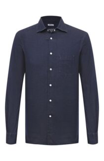 Хлопковая рубашка Kiton