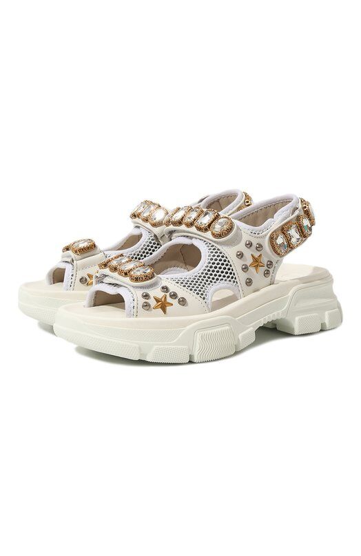 Комбинированные сандалии Flashtrek Gucci 557471 DIR20 фото 1