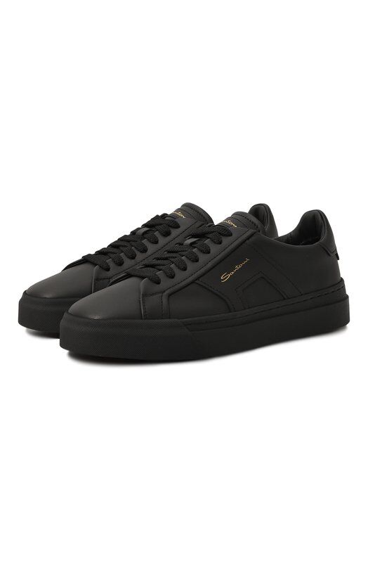 Кожаные кеды Santoni WBGT61070NE0RSR0 фото 1