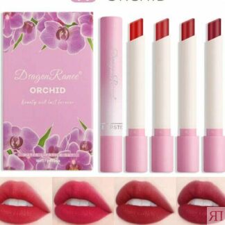 Набор мини матовых помад для губ 4 шт. DRAGON RANEE. Оттенок ORCHID Dragon