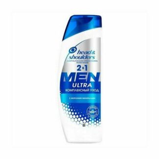 Шампунь для волос мужской Head&Shoulders Men ultra Комплексный уход 2 в 1,