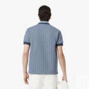 Мужское поло Lacoste Classic Fit с монограммой фото 2