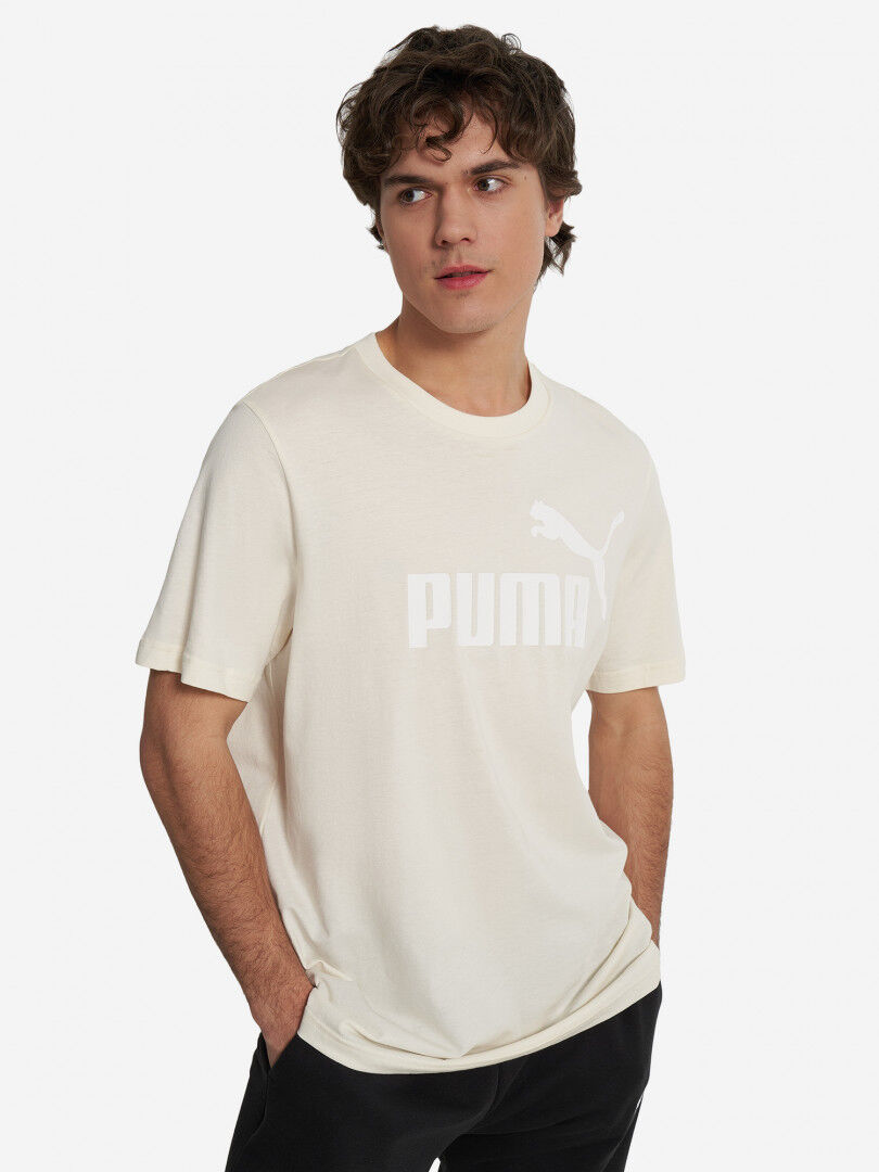 Футболка мужская PUMA Essentials No. 1 Logo, Бежевый 682533P0P-99 фото 1