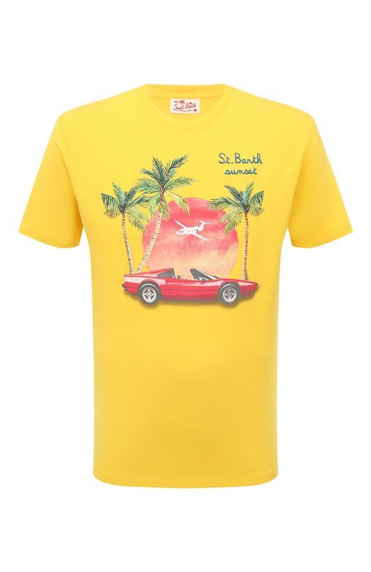 Хлопковая футболка MC2 Saint Barth STBM/TSHIRT MAN/05764D фото 1