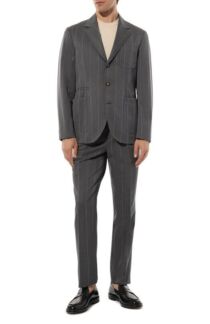 Костюм из хлопка и кашемира Brunello Cucinelli