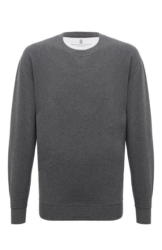 Хлопковый свитшот Brunello Cucinelli MTU143430 фото 1
