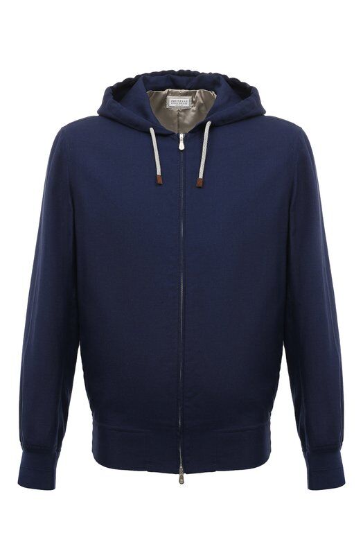 Бомбер изо льна и шерсти Brunello Cucinelli MW4946873 фото 1