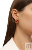 Серьги с сердоликом и хризолитами Moonka ai-bg-ser-sr фото 2