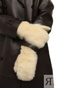 Меховые варежки из овчины Jil Sander J42TS0002/P6091 фото 2