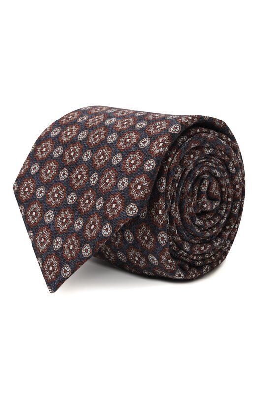 Шелковый галстук Kiton UCRVKPC07H12 фото 1