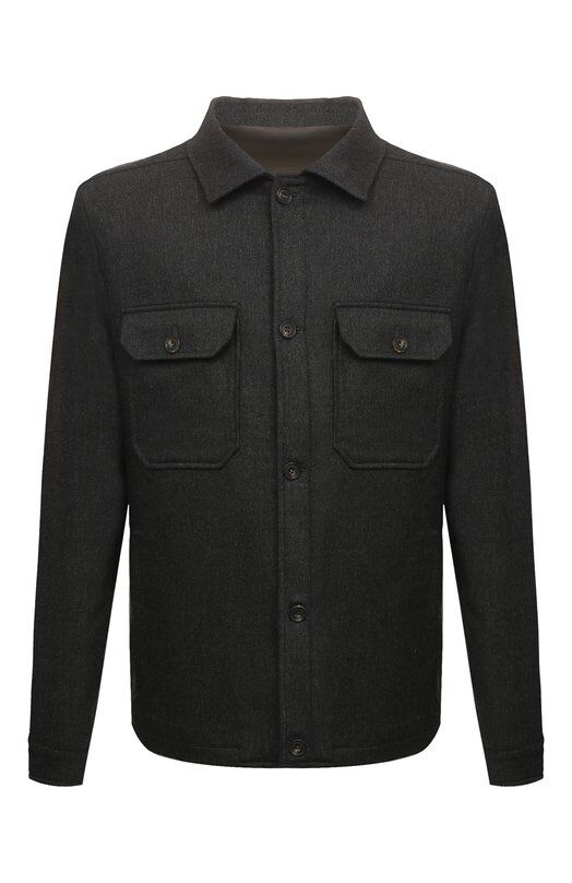 Куртка-рубашка из шерсти и кашемира Corneliani 92LI35-3818540 фото 1