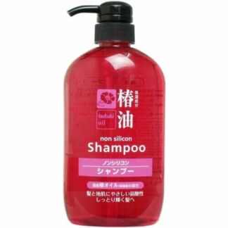 Kumano Шампунь для волос без силикона Tsubaki Oil Shampoo с маслом камелии,