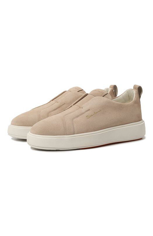 Замшевые кеды Santoni WBCD61199BARGSH5 фото 1