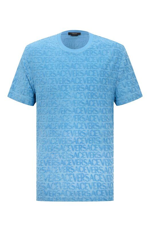 Хлопковая футболка Versace 1010644/1A07695 фото 1