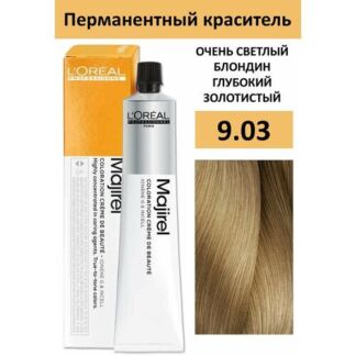 L'Oreal Professionnel Majirel Крем-краска 9/03 очень светлый блондин глубок