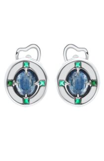 Серьги с кианитом Moonka