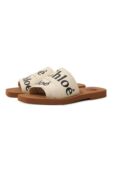 Текстильные шлепанцы Woody Chloé CHC22U188Z3 фото 1