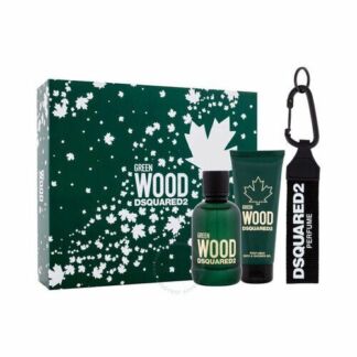 Парфюмерный набор Dsquared2 Green Wood для мужчин, туалетная вода 100 мл +