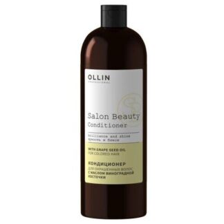Кондиционер для окрашенных волос Ollin Professional Salon Beauty с маслом в