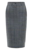 Юбка из шерсти и вискозы Kiton D50209K0511C фото 1