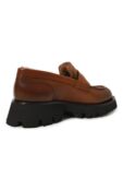 Кожаные пенни-лоферы Santoni WUFR70735G0MALGAM48 фото 5