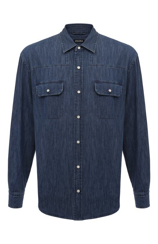 Джинсовая рубашка Zegna UCX12A6/STT3 фото 1