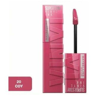 Maybelline New York Помада для губ Super Stay Vinyl Ink, 20 Coy, жидкая сто