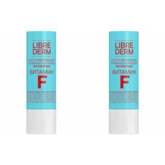 Librederm/ Помада гигиеническая восстанавливающая Витамин F Полужирная, 4 г