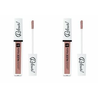 Relouis Помада губная Nude Matte, жидкая, матовая, тон 28, 2 шт Relouis