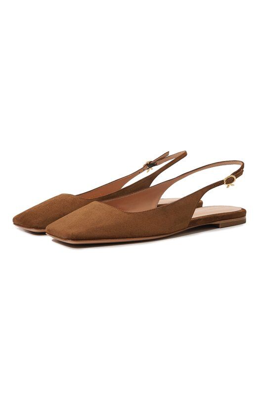 Замшевые балетки Gianvito Rossi G95425.05CU0.CAMTEXA фото 1
