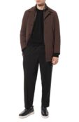 Кожаные кеды Cleanic Santoni MBCD21915BARPTT4U59 фото 2