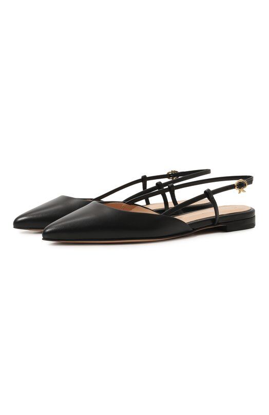 Кожаные балетки Ascent Gianvito Rossi G95352.05CU0.VITNER0 фото 1