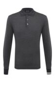 Поло из хлопка и шелка Zegna UC381A6/C748 фото 1
